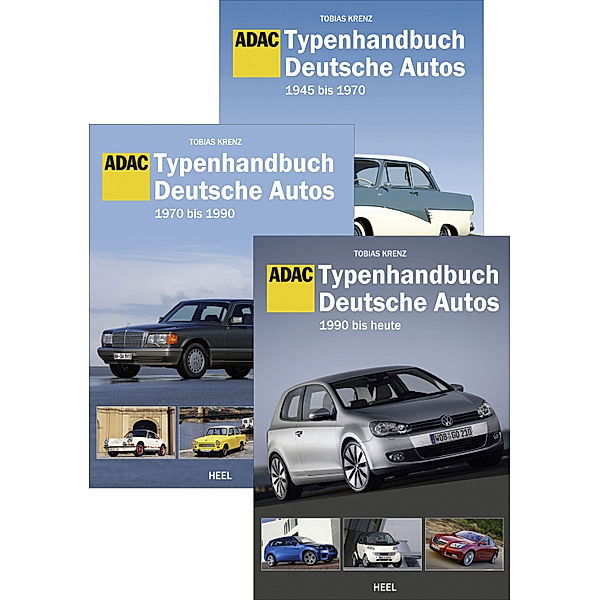 ADAC: Typenhandbuch Deutsche Autos, 3 Bände, Tobias Krenz