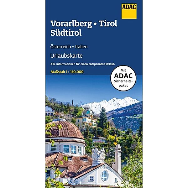 ADAC Urlaubskarte Österreich 06 Vorarlberg, Tirol, Südtirol 1:150.000