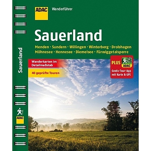 ADAC Wanderführer Sauerland plus Gratis Tour App