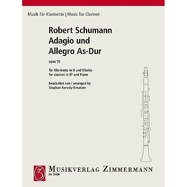 Adagio und Allegro As-Dur, op. 70, Klarinette und Klavier, Robert Schumann