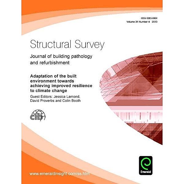 Adaptation of the built environment towards achieving improved resilience to climate change