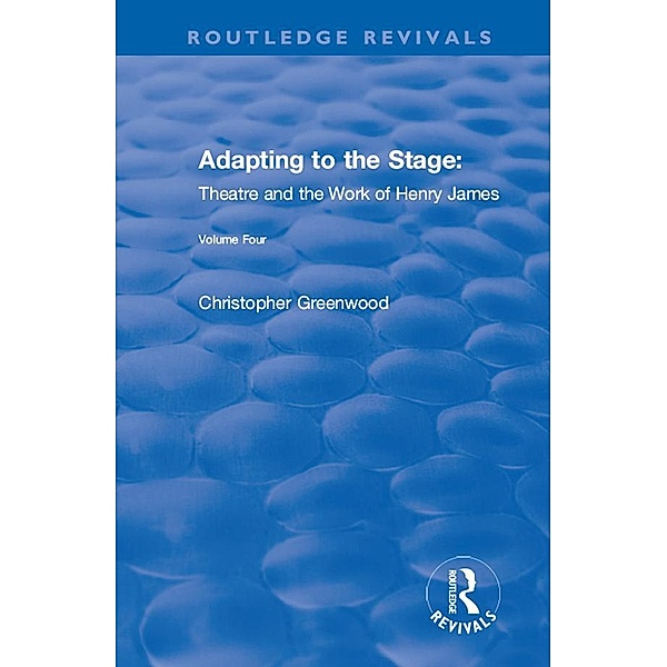 Adapting to the Stage, Chris Greenwood