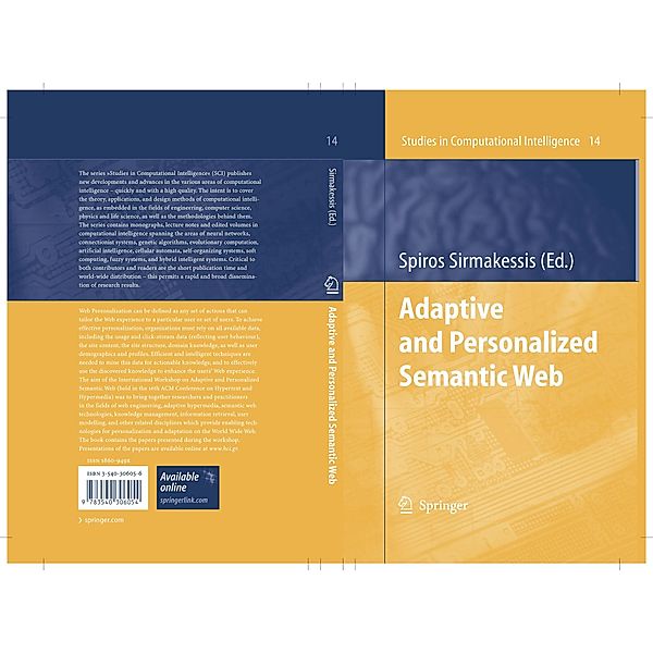 Adaptive and Personalized Semantic Web / Studies in Computational Intelligence Bd.14