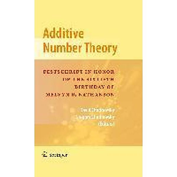 Additive Number Theory, David Chudnovsky, Gregory Chudnovsky