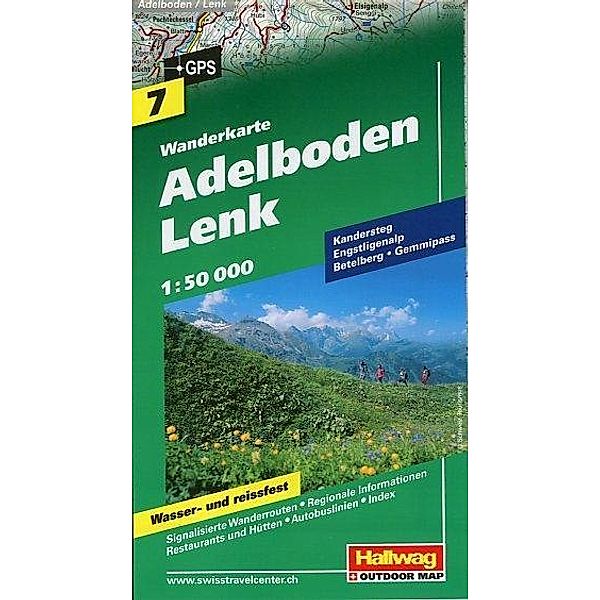 Adelboden, Lenk Wanderkarte Nr. 7, 1:50 000
