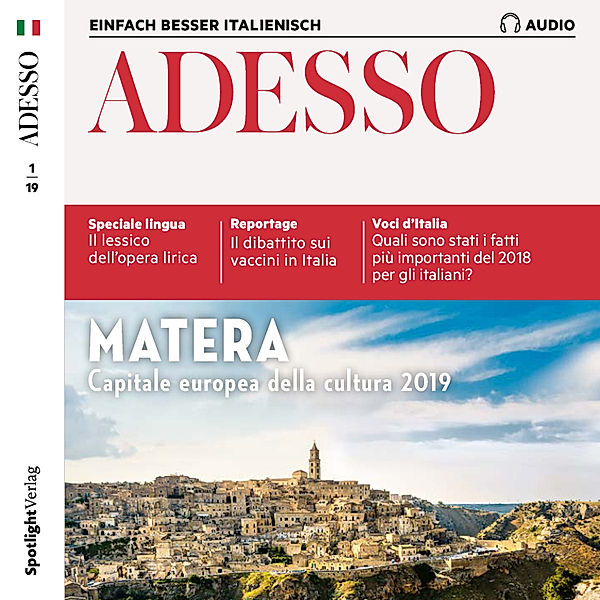 ADESSO Audio - Italienisch lernen Audio - Matera, Spotlight Verlag