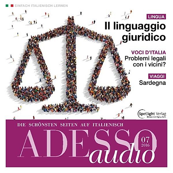 ADESSO Audio - Italienisch lernen Audio - Recht und Sprache, Spotlight Verlag