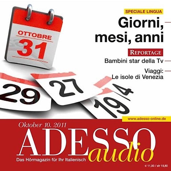 ADESSO Audio - Italienisch lernen Audio - Wochentage, Monate, Jahre, Spotlight Verlag