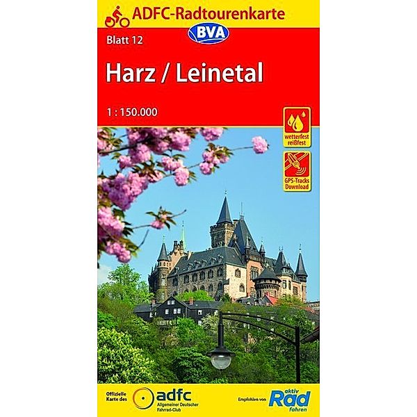 ADFC-Radtourenkarte Harz /Leinetal