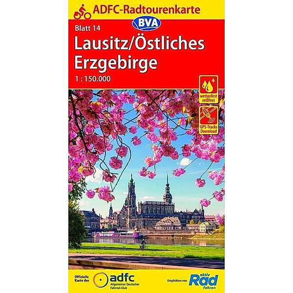 ADFC-Radtourenkarte Lausitz /Östliches Erzgebirge
