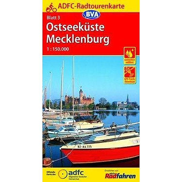 ADFC-Radtourenkarte Ostseeküste, Mecklenburg