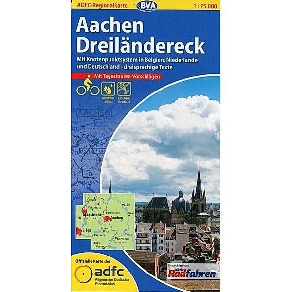 ADFC Regionalkarte Aachen / Dreiländereck