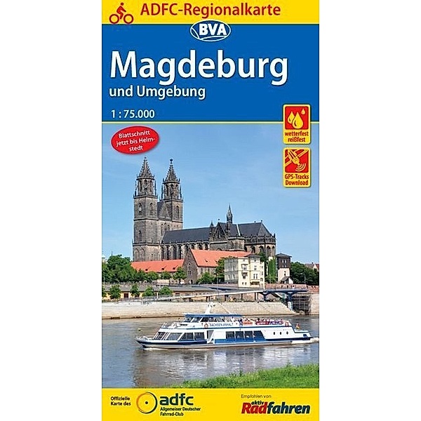 ADFC-Regionalkarte / ADFC-Regionalkarte Magdeburg und Umgebung