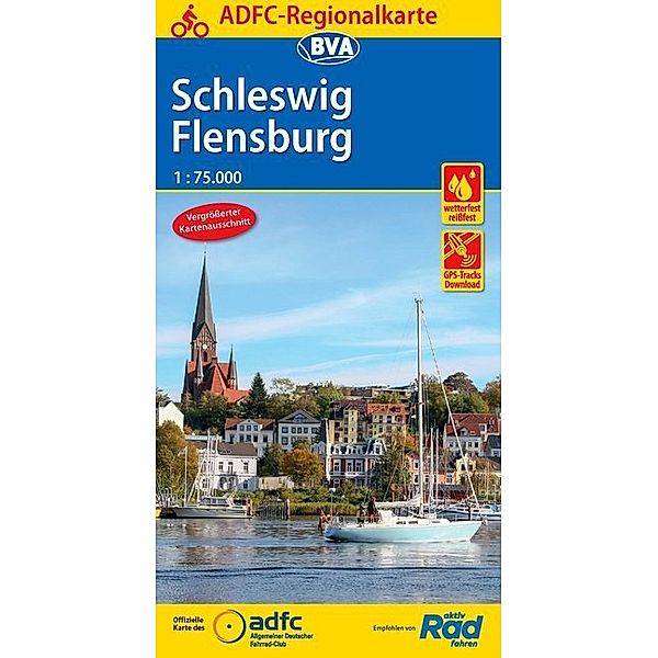 ADFC-Regionalkarte / ADFC-Regionalkarte Schleswig, Flensburg 1:75.000