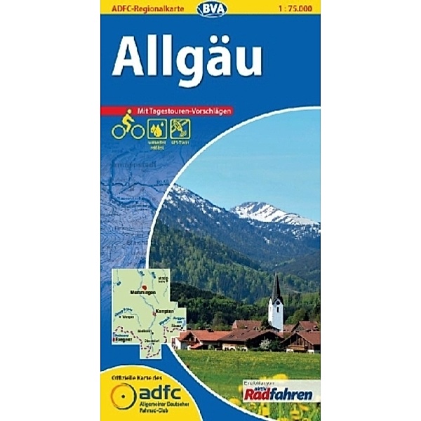 ADFC Regionalkarte Allgäu