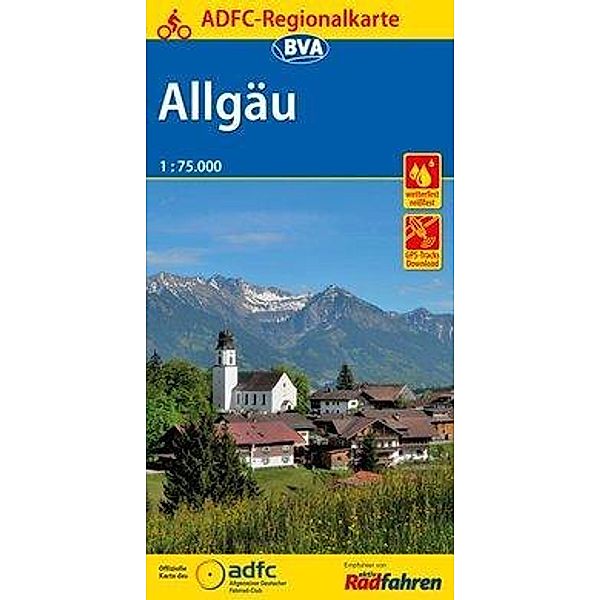 ADFC-Regionalkarte Allgäu