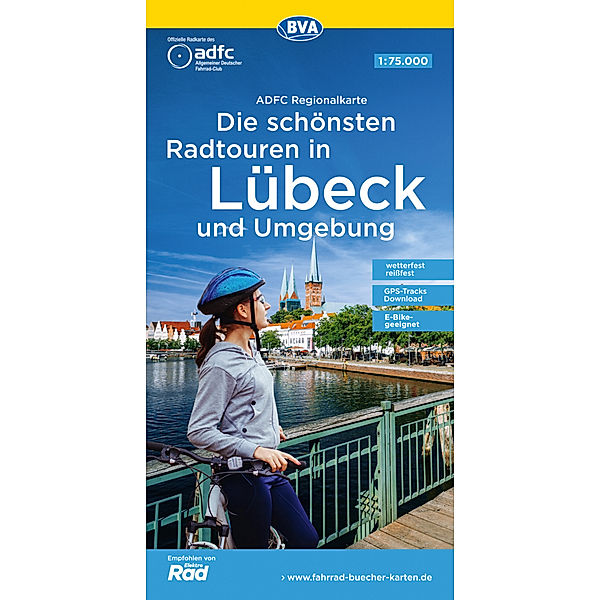 ADFC-Regionalkarte Die schönsten Radtouren in Lübeck und Umgebung