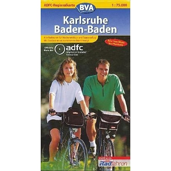 ADFC Regionalkarte Karlsruhe, Baden-Baden