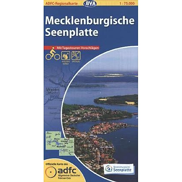 ADFC Regionalkarte Mecklenburgische Seenplatte