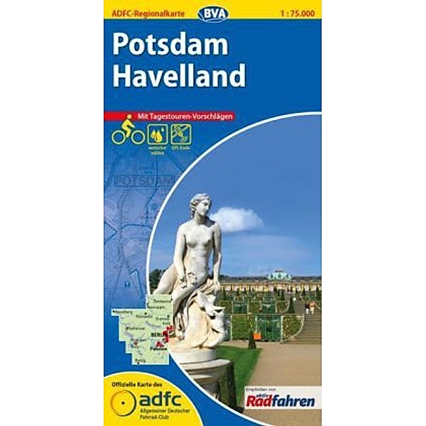 ADFC Regionalkarte Potsdam, Havelland