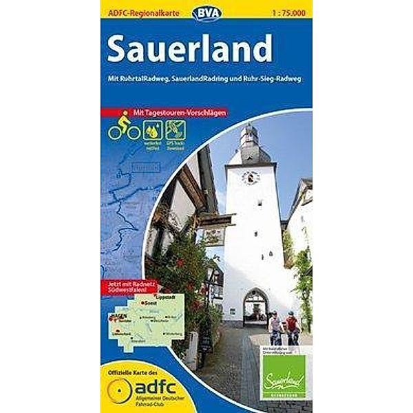 ADFC Regionalkarte Sauerland