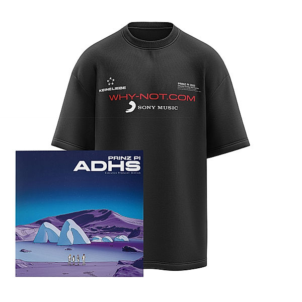ADHS (2 LPs Rot + T-Shirts S-M) (Vinyl), Prinz Pi