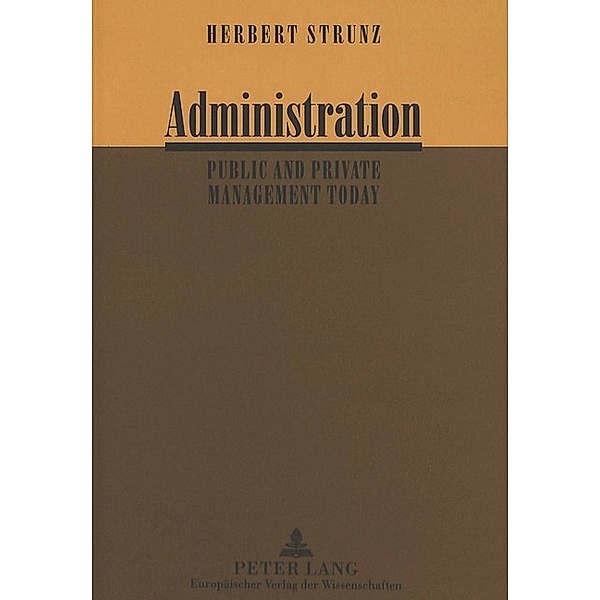 Administration, Herbert Strunz