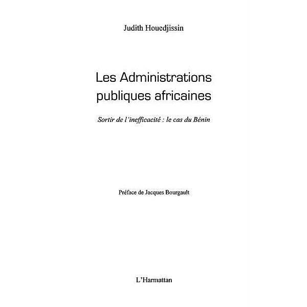 Administrations publiques africaines / Hors-collection, Michele Bromet