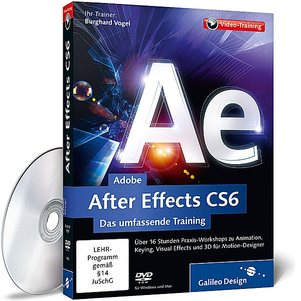 Adobe After Effects CS6, DVD-ROM, Burghard Vogel