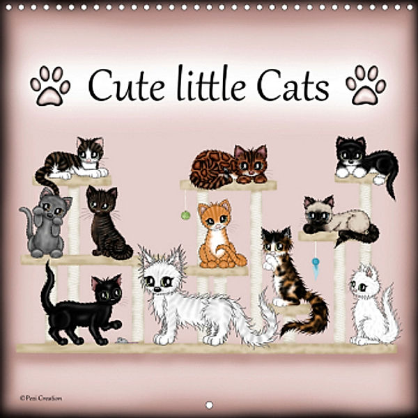 Adorable Cats (Wall Calendar 2021 300 × 300 mm Square), N N