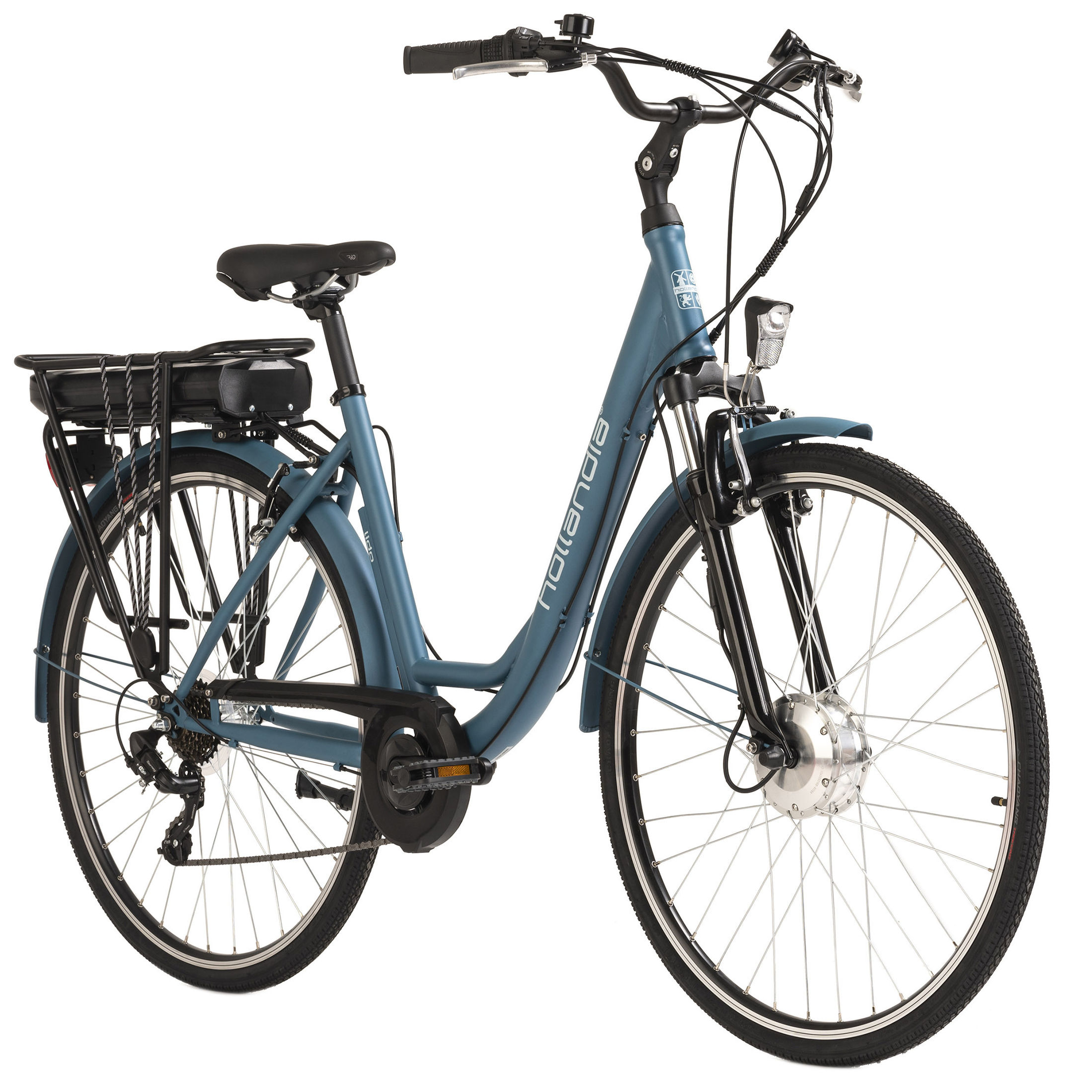 Adore E-Citybike Damen Hollandia Lido 28'' E-Bike 7 Gänge blau | Weltbild.de