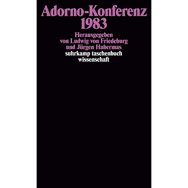 Adorno-Konferenz 1983, Jürgen Habermas, Ludwig von Friedeburg