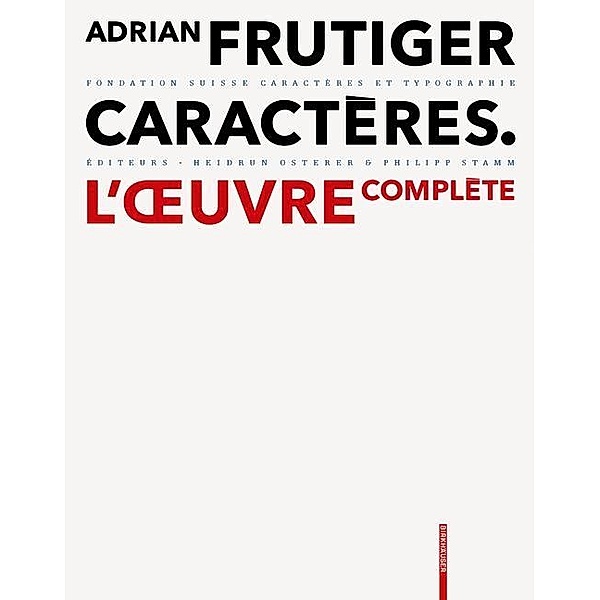 Adrian Frutiger - caractères