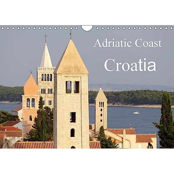 Adriatic Coast Croatia / UK-Version (Wall Calendar 2017 DIN A4 Landscape), Siegfried Kuttig