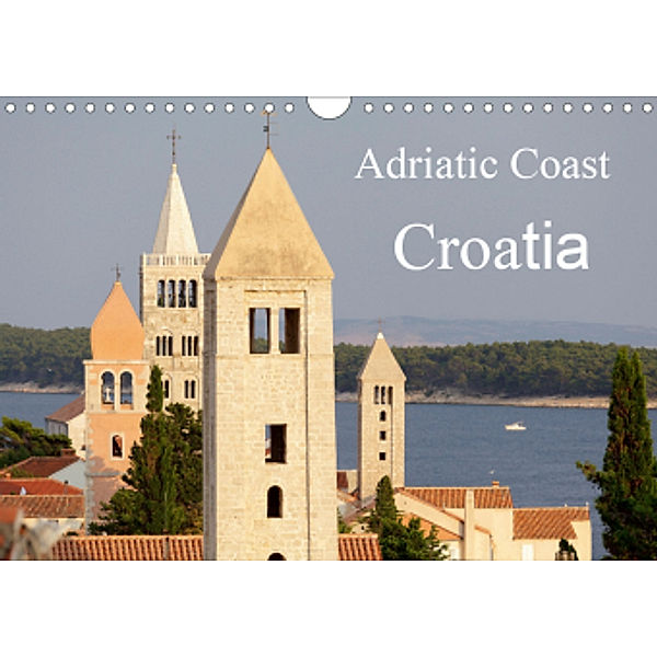 Adriatic Coast Croatia / UK-Version (Wall Calendar 2021 DIN A4 Landscape), Siegfried Kuttig