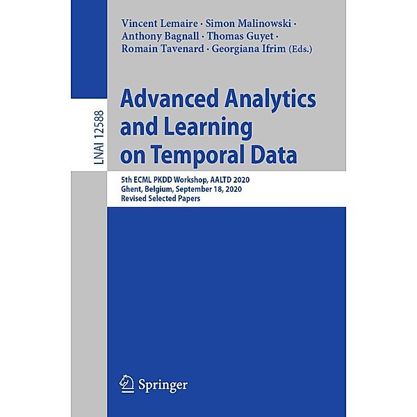 Advanced Analytics and Learning on Temporal Data / Lecture Notes in Computer Science Bd.12588