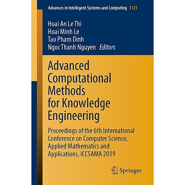 Advanced Computational Methods for Knowledge Engineering / Advances in Intelligent Systems and Computing Bd.1121