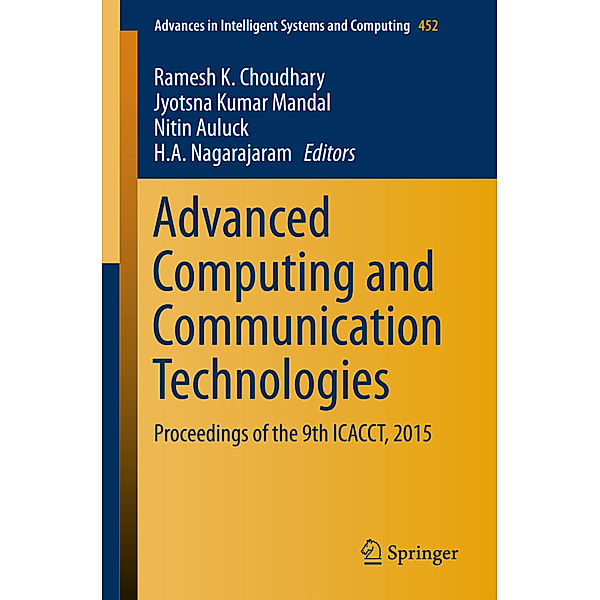 Advanced Computing and Communication Technologies