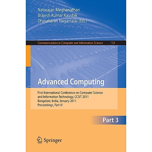 Advanced Computing / Communications in Computer and Information Science Bd.133