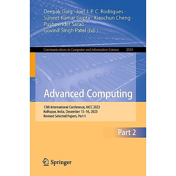 Advanced Computing / Communications in Computer and Information Science Bd.2054