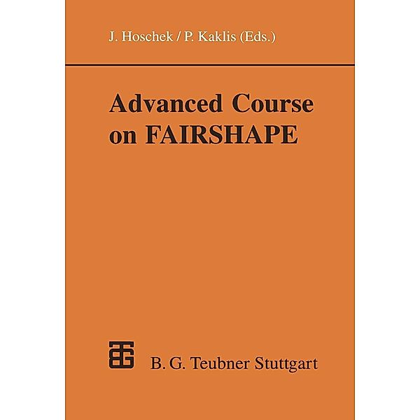 Advanced Course on FAIRSHAPE, Panagiotis Kaklis