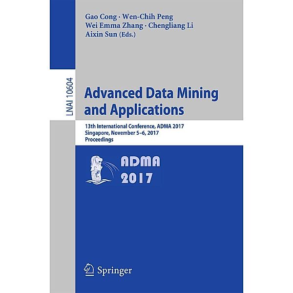 Advanced Data Mining and Applications / Lecture Notes in Computer Science Bd.10604