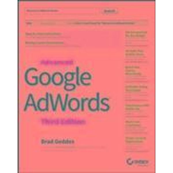 Advanced Google AdWords, Brad Geddes