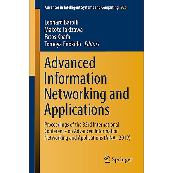 Advanced Information Networking and Applications / Advances in Intelligent Systems and Computing Bd.926
