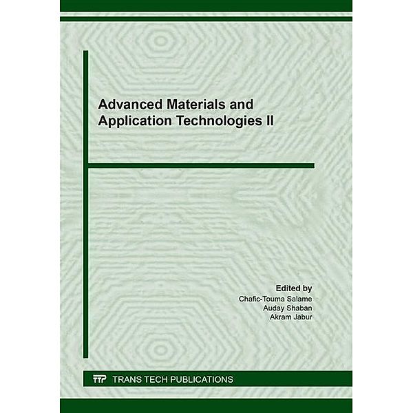 Advanced Materials and Application Technologies II