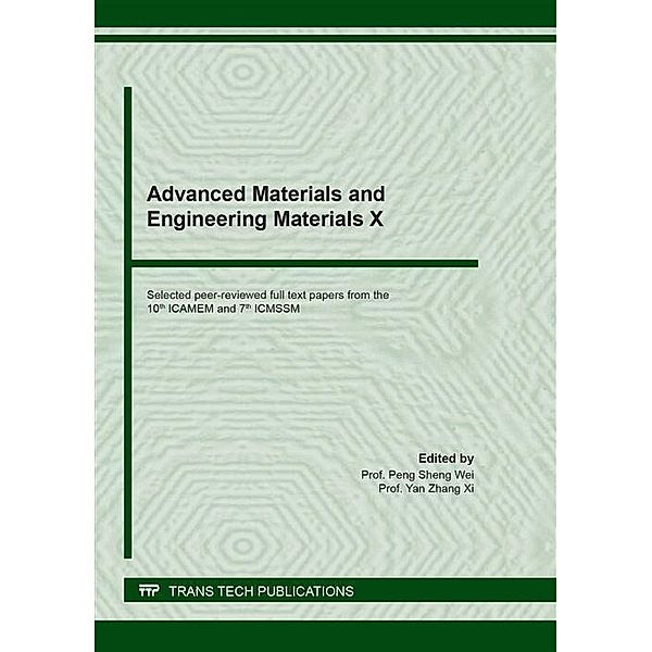 Advanced Materials and Engineering Materials X