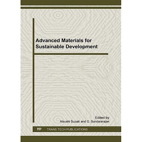 Advanced Materials for Sustainable Development