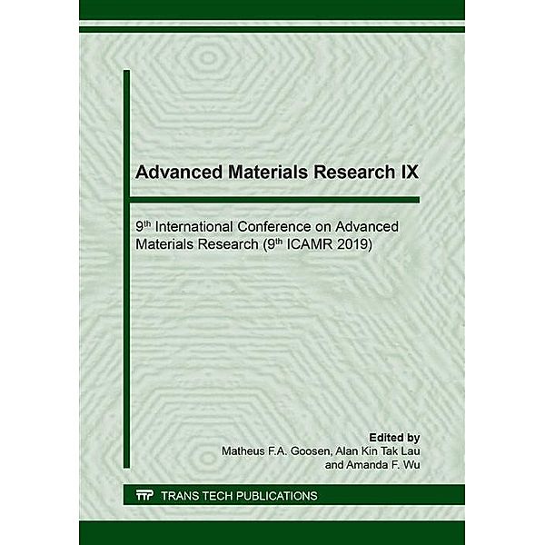 Advanced Materials Research IX
