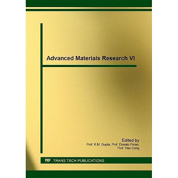 Advanced Materials Research VI