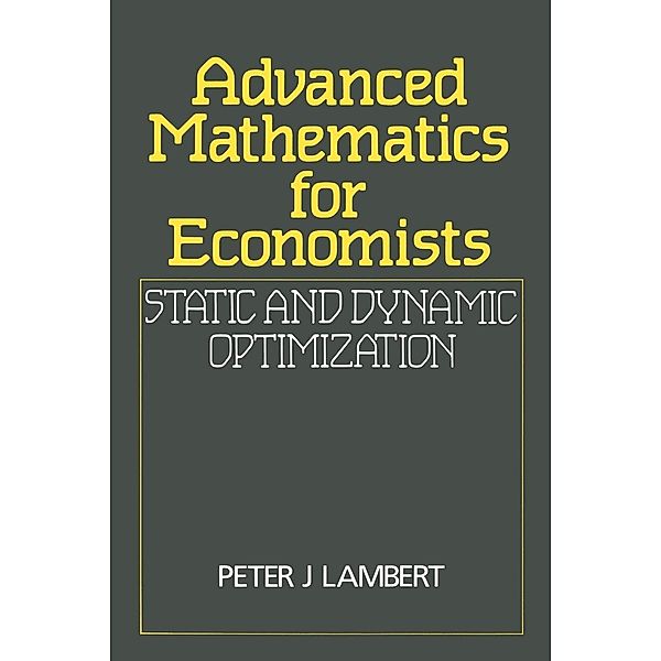 Advanced Mathematics for Economics, Lambert
